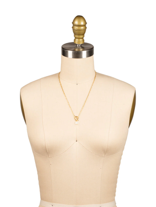 Sorrelli Pearl Toggle Pendant Necklace