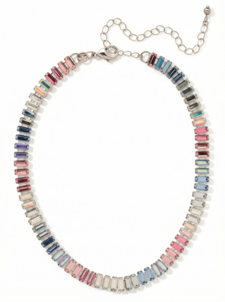Sorrelli Peony Breeze Bianca Choker Tennis Necklace 