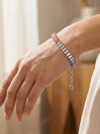 Sorrelli Peony Breeze Bianca Tennis Bracelet