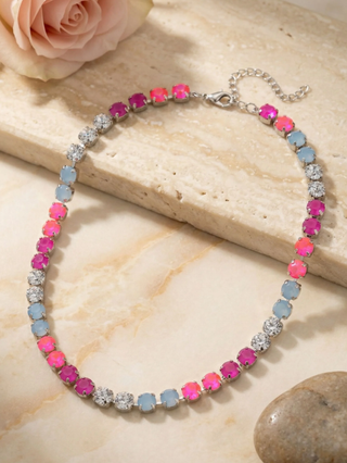 Sorrelli Peony Breeze Matilda Tennis Necklace