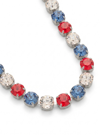 Sorrelli Stars and Stripes Matilda Tennis Necklace