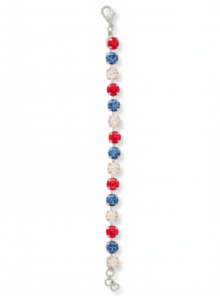 Sorrelli Stars and Stripes Sienna Tennis Bracelet