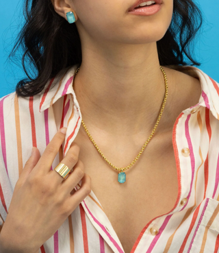 Sorrelli Summer Blue Delite Everyday Stud Earrings