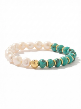 Sorrelli Turquoise Isle of Palms Stretch Bracelet