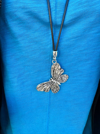 Sparkly Butterfly Necklace