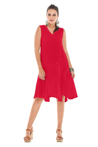 Oh My Gauze Tabasco Dress Crimson