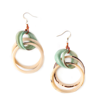 Tagua Bonnie Celeste and Ivory Earrings