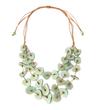 Tagua Celeste Mabel Necklace