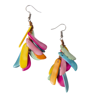 Tagua Multicolor Kendra Earrings