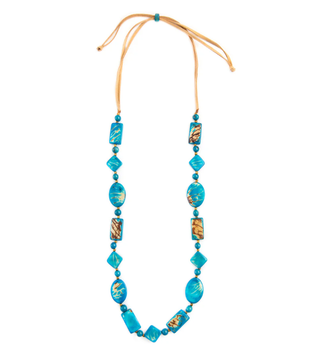 Tagua Turquoise Soledad Necklace