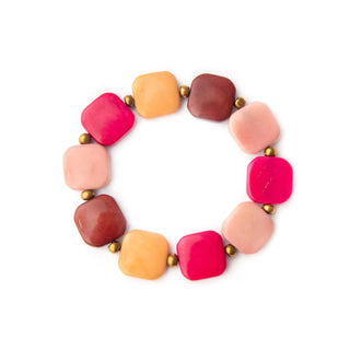 Tagua Fuchsia Erica Bracelet