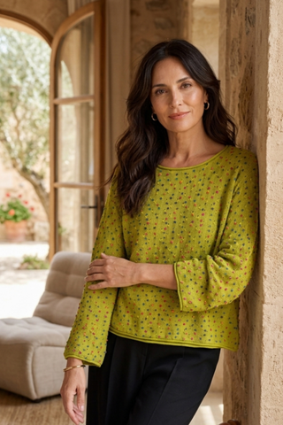 Olivia by Habitat Pear Confetti Party Pullover