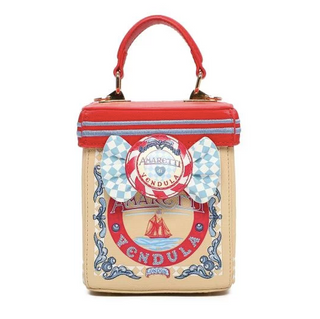 Vendula London Viva Italia Amaretti Biscuit Box Bag Front