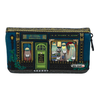 Vendula London Between the Covers Bookbinders Large Zip Around Wallet