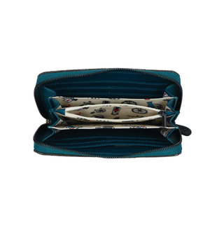 Vendula London Between the Covers Bookbinders Large Zip Around Wallet