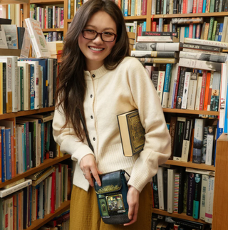 Vendula London Between the Covers Bookbinders Phone Pouch