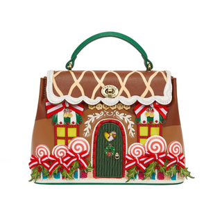 Vendula London Gingerbread Houses Mini Grace Bag
