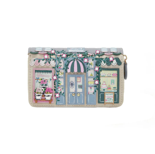 Vendula London Posies and Patisseries Medium Zip Around Wallet