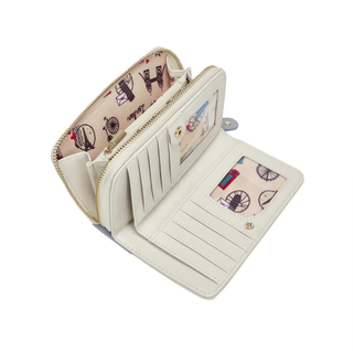 Vendula London Posies and Patisseries Medium Zip Around Wallet