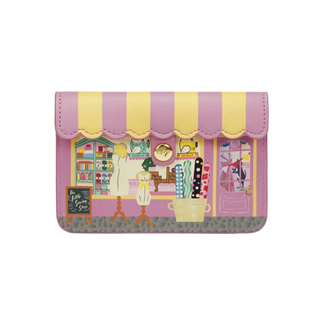 Vendula London Sewing Shop Raspberry Edition Accordian Card Wallet