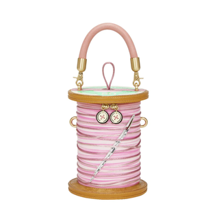 Vendula London Sewing Shop Raspberry Edition Cotton Reel Bag