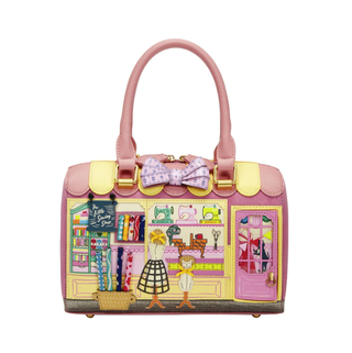 Vendula London Sewing Shop Raspberry Edition Speedy Bowler Bag