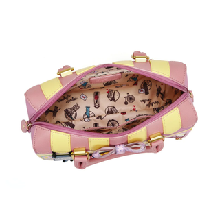 Vendula London Sewing Shop Raspberry Edition Speedy Bowler Bag