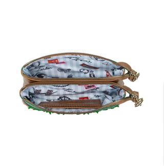 Vendula London The Clover Inn Double Zipper Coin Purse