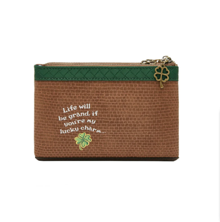 Vendula London The Clover Inn Double Zipper Coin Purse