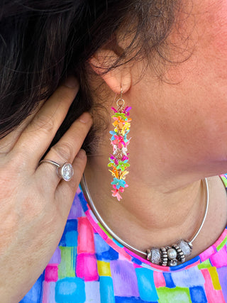 Whimsy Flower Dangle Earrings