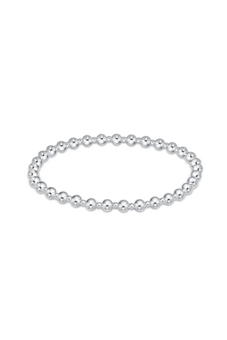 Enewton Classic Grateful Pattern 4mm Bead Bracelet - Sterling