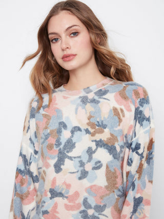 Charlie B Reversible Printed Sweater in Dream