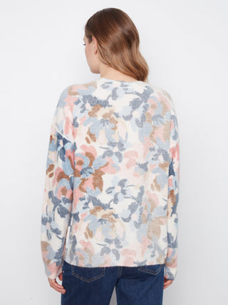 Charlie B Reversible Printed Sweater in Dream