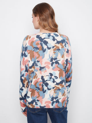 Charlie B Reversible Printed Sweater in Dream