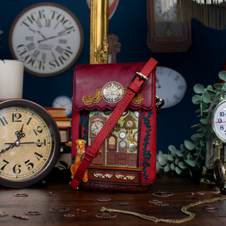 Vendula London Tick Tock Clock Shop Phone Pouch Product Image