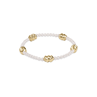 enewton admire gold 3mm pearl bracelet