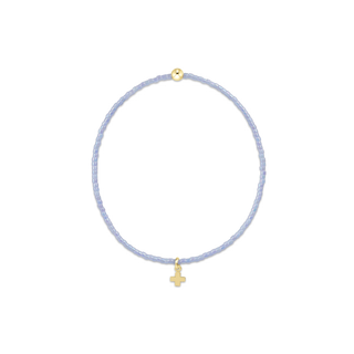 enewton hope classic ocean mist bracelet - signature cross small gold charm