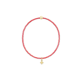 enewton hope classic sherbert bracelet - signature cross small gold charm