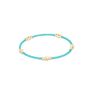 enewton hope purpose gold bracelet - turquoise