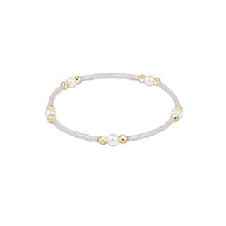 enewton hope purpose pearl bracelet - silky white