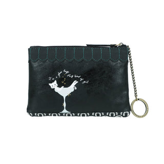 Vendula London Purrlesque Club Zipper Coin Purse Back