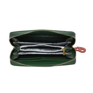 Vendula London New York City Cats & Corgis Large Ziparound Wallet Inside