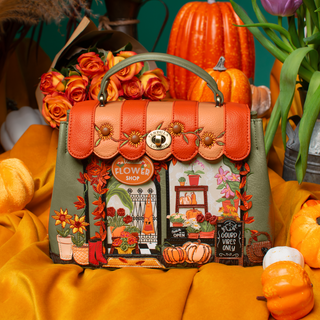 Vendula London Flower Shop Amber Edition Mini Grace Handle Bag 2