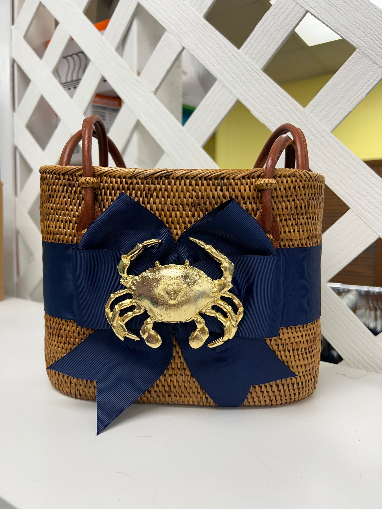 Lisi Lerch Navy Crab Handbag