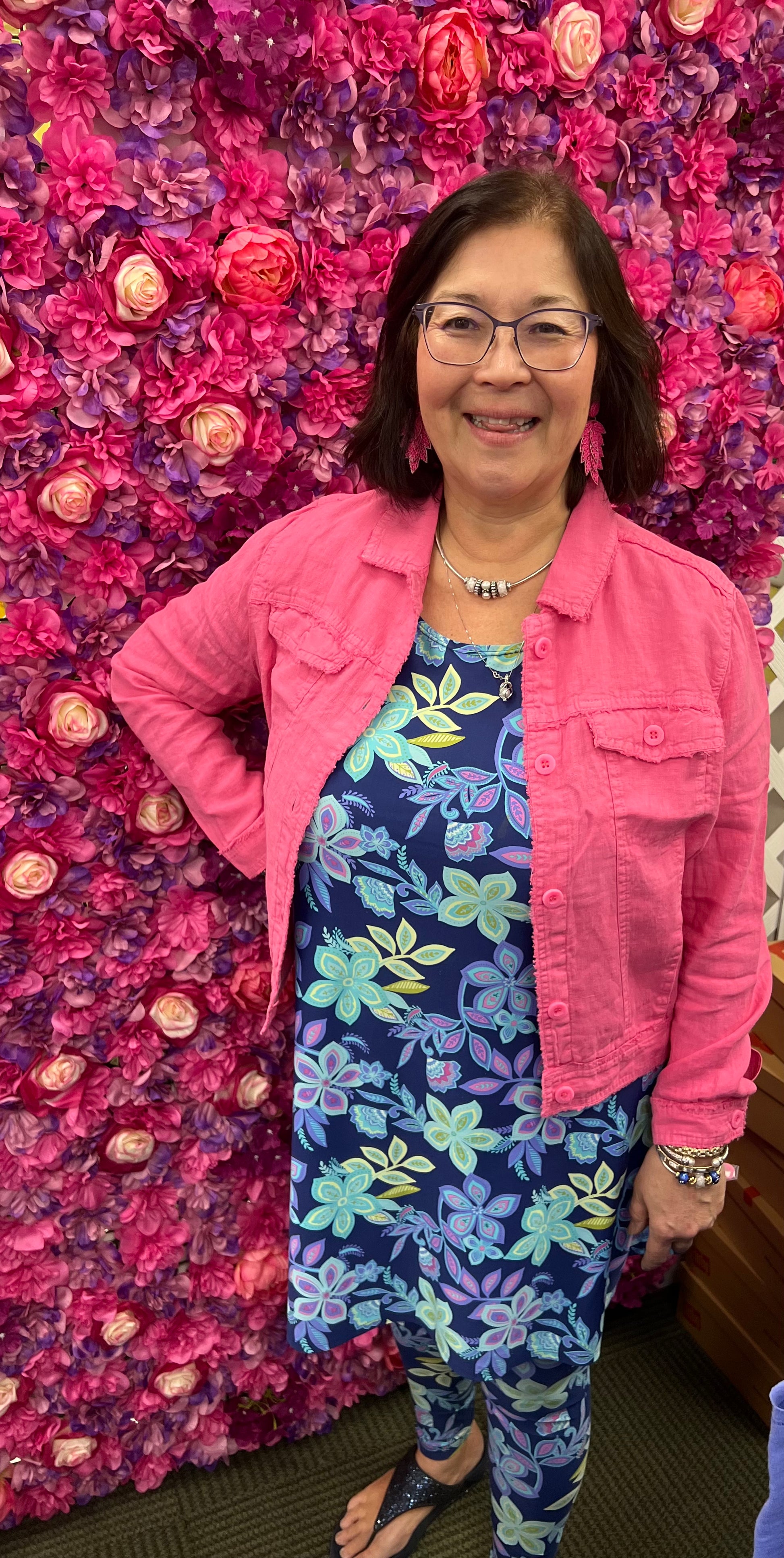 Lulu B Pink Linen Jacket – Blooming Boutique