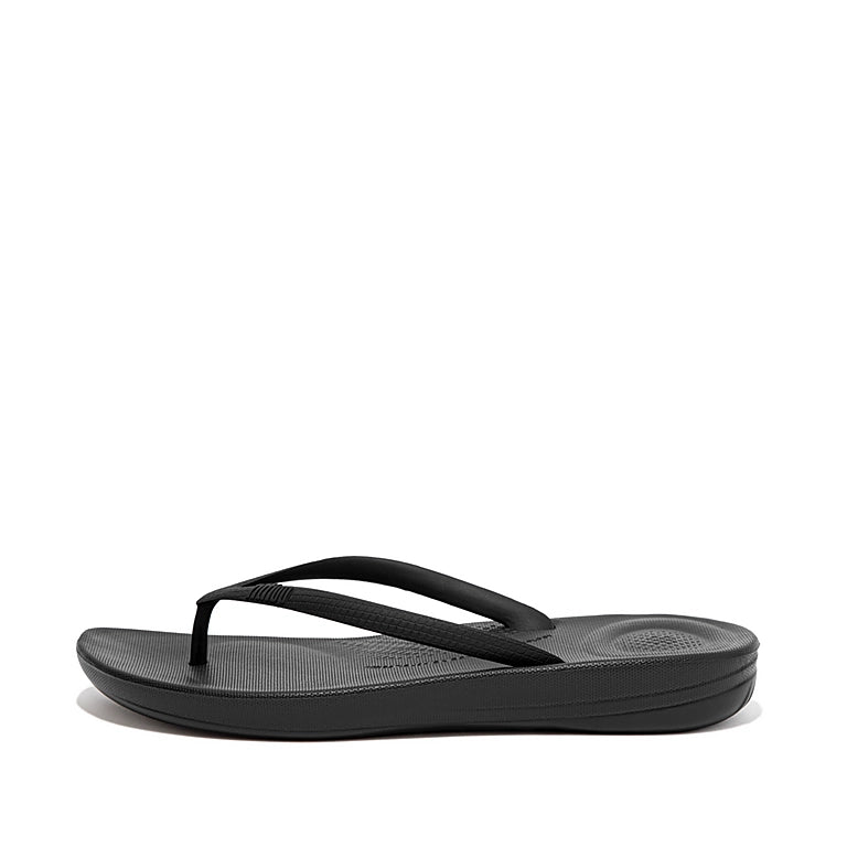 FitFlops iQushion All Black Sandals – Blooming Boutique