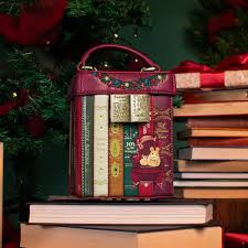 Vendula London Christmas Library Book Box Bag