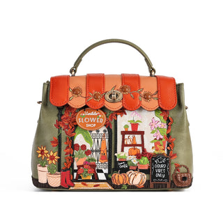 Vendula London Flower Shop Amber Edition Mini Grace Handle Bag