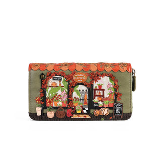 Vendula London Flower Shop Amber Edition Large Zip Around Wallet