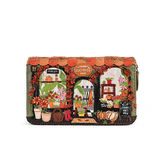 Vendula London Flower Shop Amber Edition Medium Zip Around Wallet